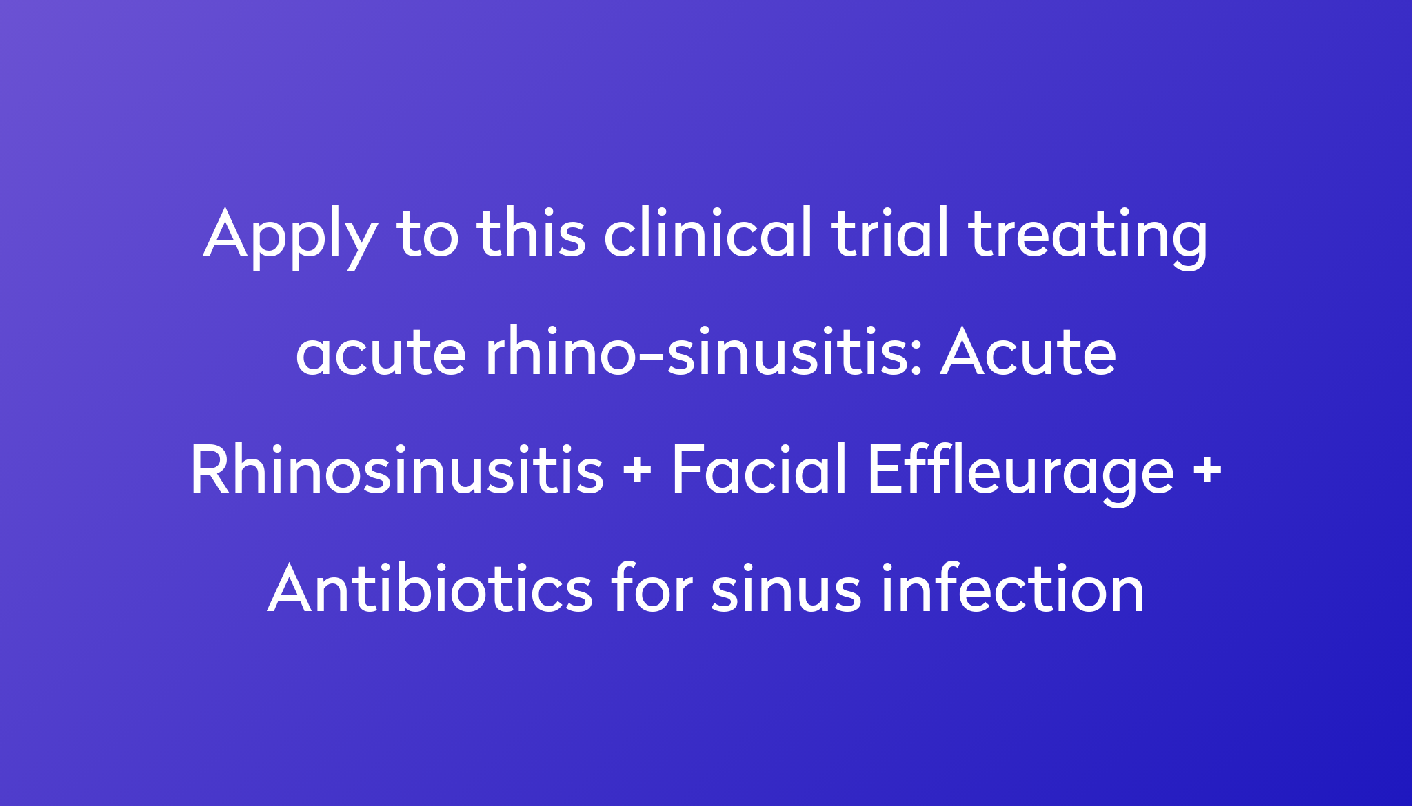 acute-rhinosinusitis-facial-effleurage-antibiotics-for-sinus